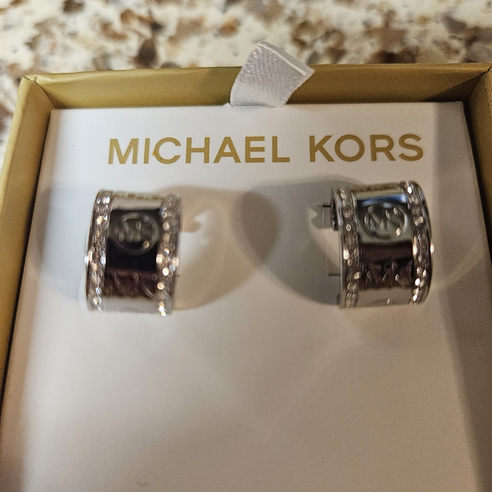 Michael Kors Silver Earrings - Picture 9 of 9